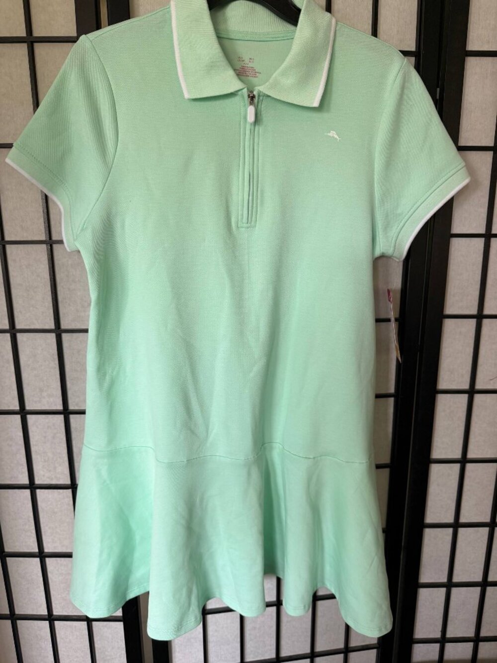 Tommy Bahama Mint Green Polo Golf Dress w/ White Shorts Size S